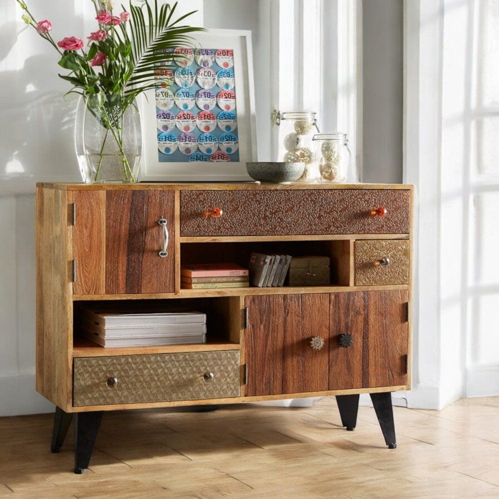 Donegal Wooden 3 Doors & 3 Drawers 120cm Sideboard