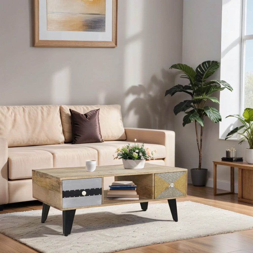 Donegal Wooden 4 Drawer Coffee Table
