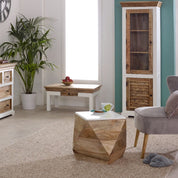 Doonbeg Solid Wooden Shaped Side Table