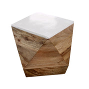 Doonbeg Solid Wooden Shaped Side Table