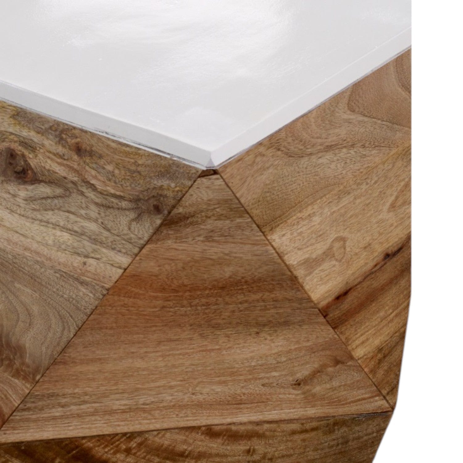 Doonbeg Solid Wooden Shaped Side Table
