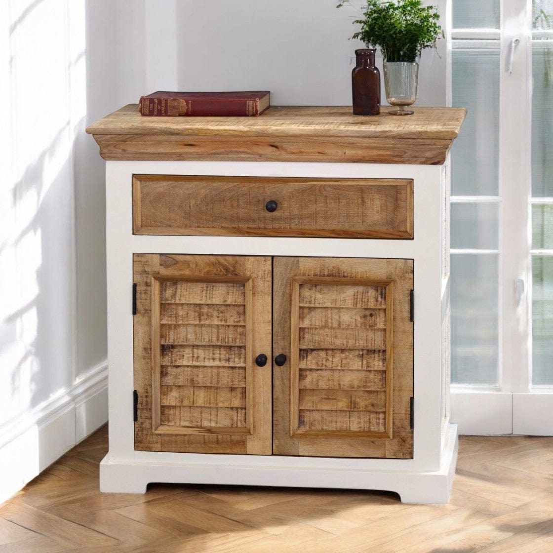 Doonbeg Wooden 1 Drawer & 2 Doors 80cm Sideboard