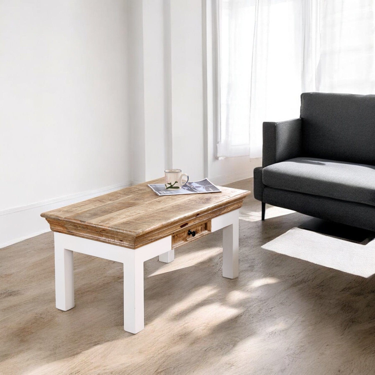 Doonbeg Wooden 1 Drawer Coffee Table