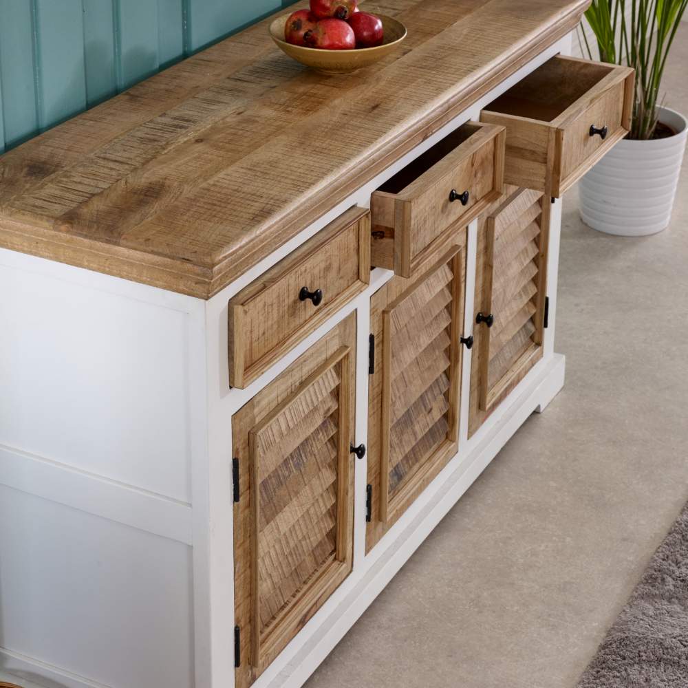 Doonbeg Wooden 3 Drawers & 3 Doors 140cm Sideboard