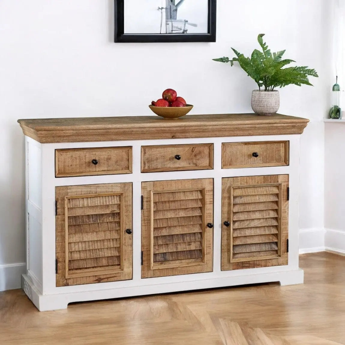 Doonbeg Suite Doonbeg Wooden 3 Drawers & 3 Doors 140cm Sideboard - OAT Home