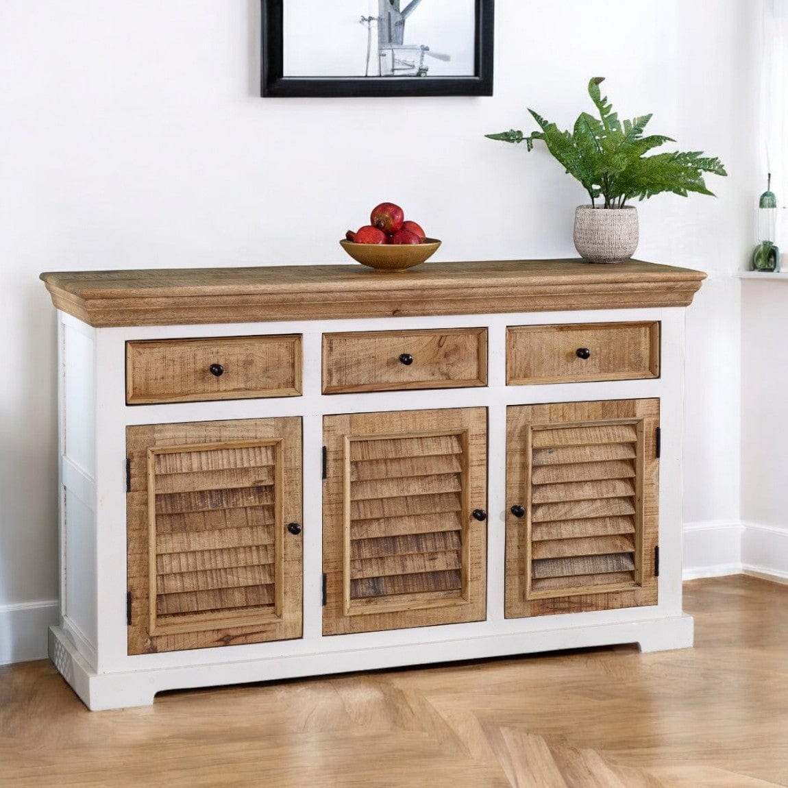 Doonbeg Wooden 3 Drawers & 3 Doors 140cm Sideboard