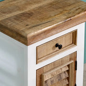 Doonbeg Wooden Bedside Table Cabinet