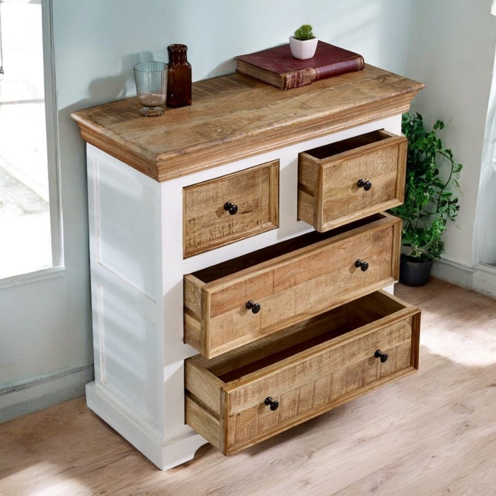 Doonbeg Wooden Chest of 4 Drawers