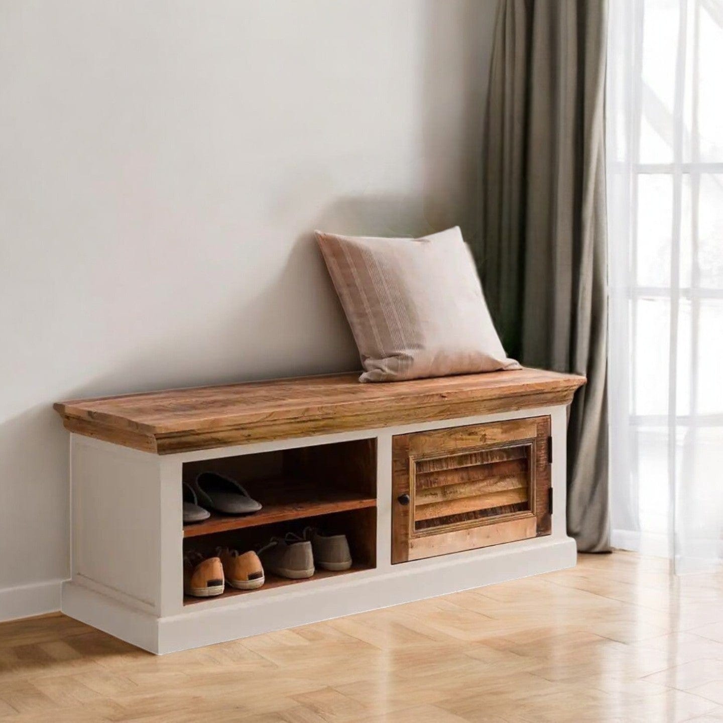 Doonbeg Wooden Shoe Rack