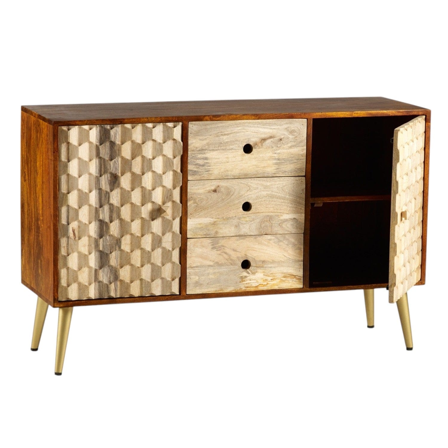 Ennis Wooden 2 Doors & 3 Drawers 130cm Sideboard