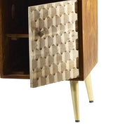 Ennis Wooden Desk with Gold Legs