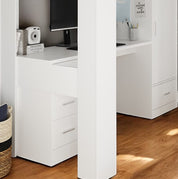 Eva High Sleeper Bed With Desk & Storage