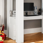 Eva High Sleeper Bed With Desk & Storage