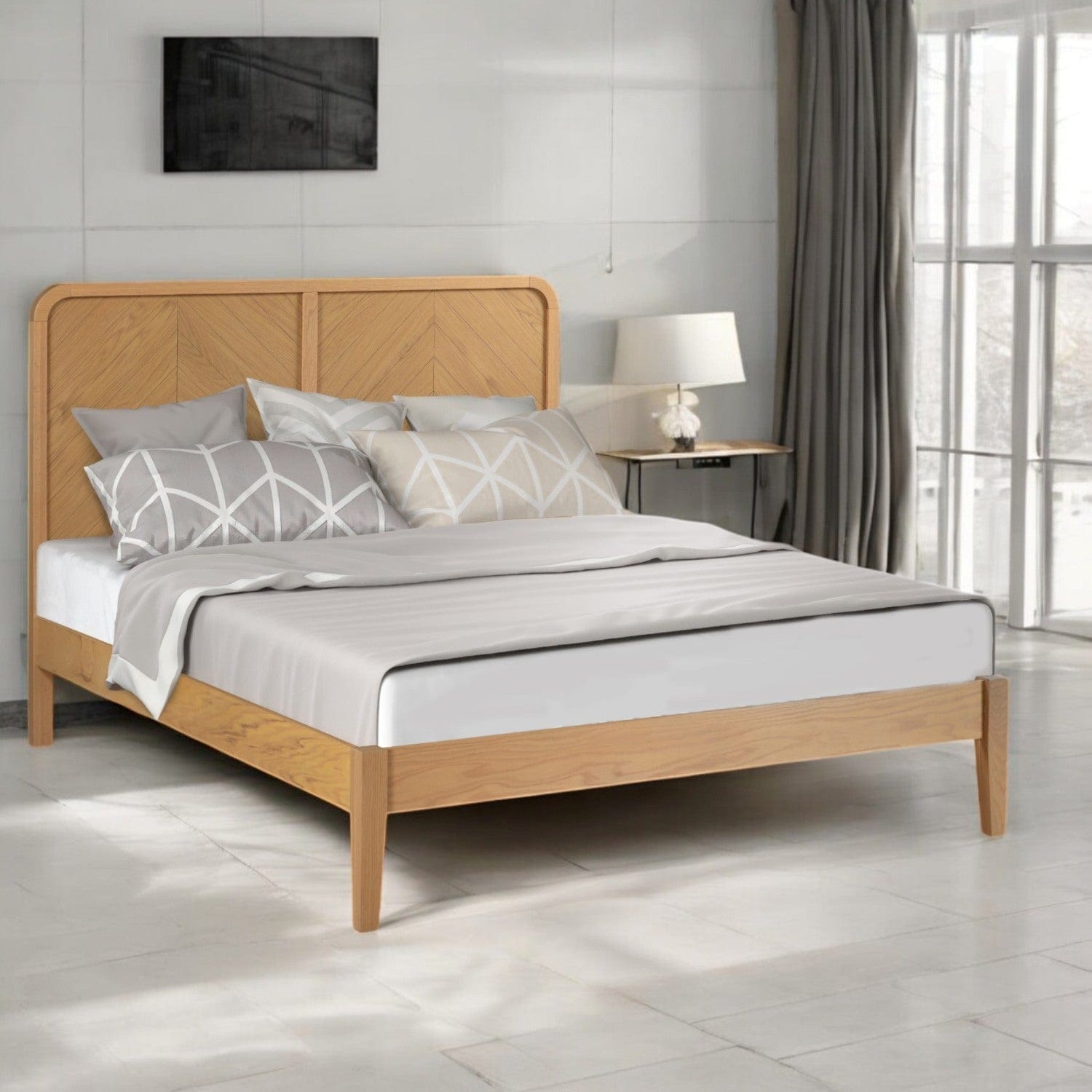  Double 4ft6 - 135x190cm Evanton Oak Bed Frame