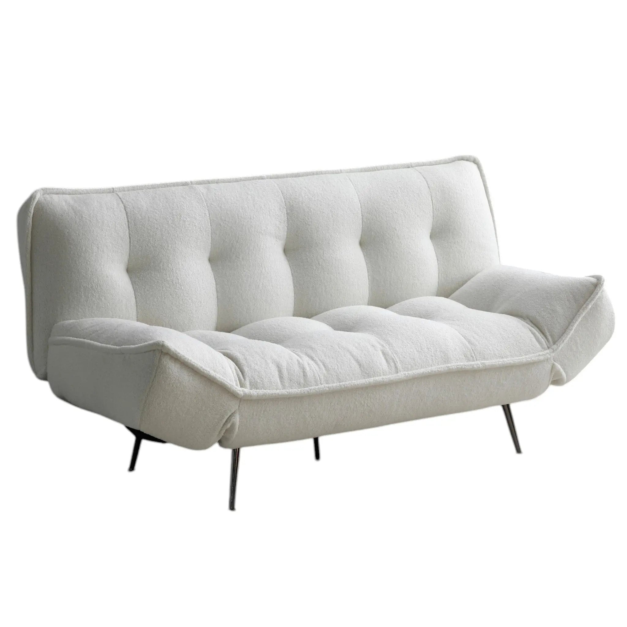 Fowey Boucle Fabric Upholstered Sofa Bed