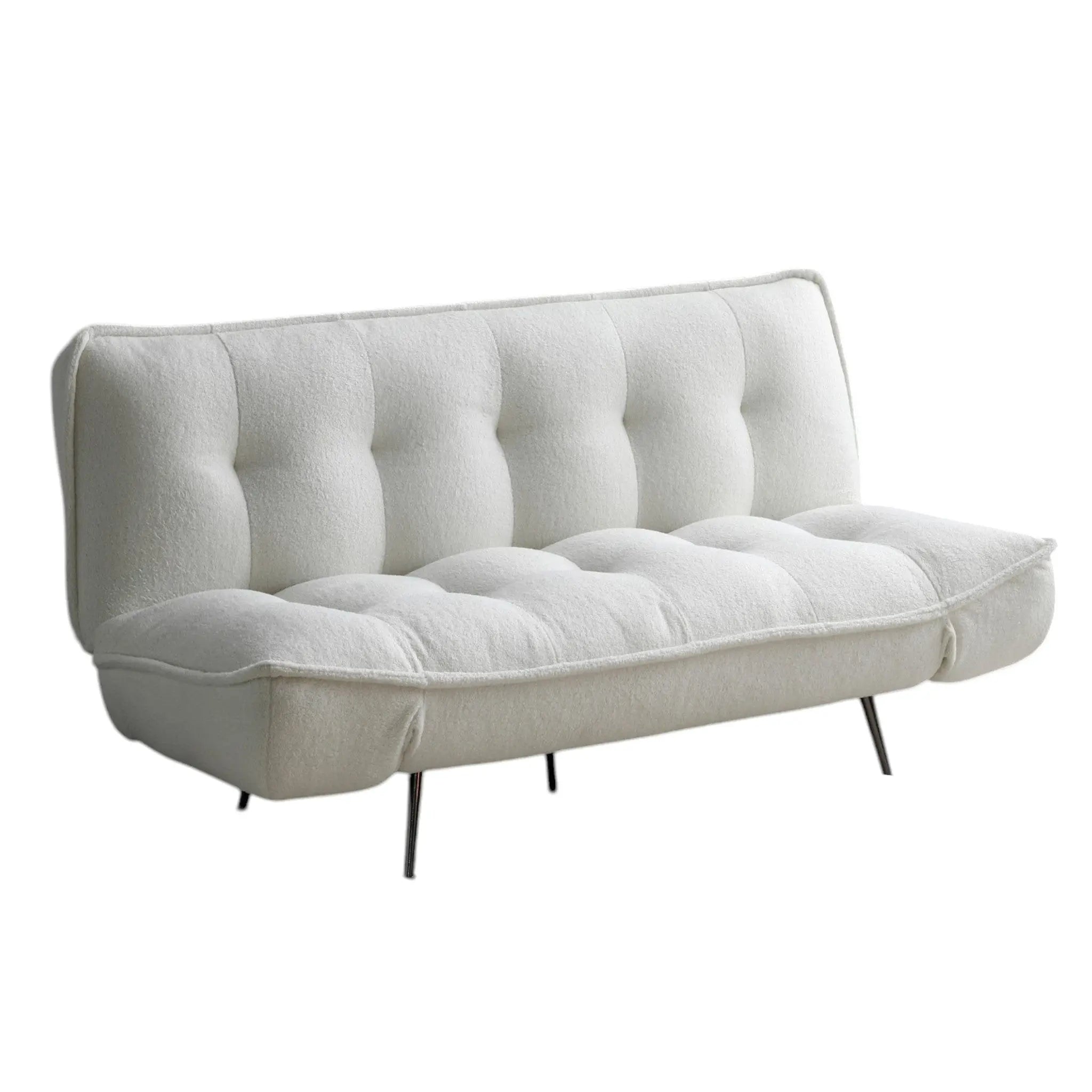 Fowey Boucle Fabric Upholstered Sofa Bed
