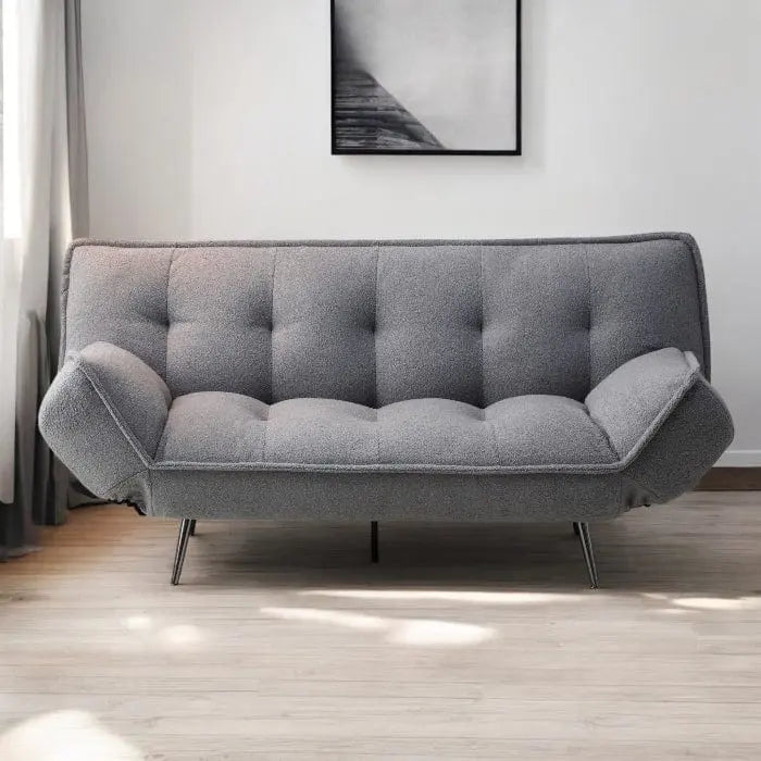 Fowey Boucle Fabric Upholstered Sofa Bed