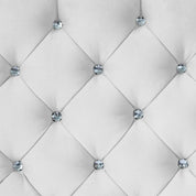Freya Diamante Tufted Velvet Upholstered Single Bed Frame