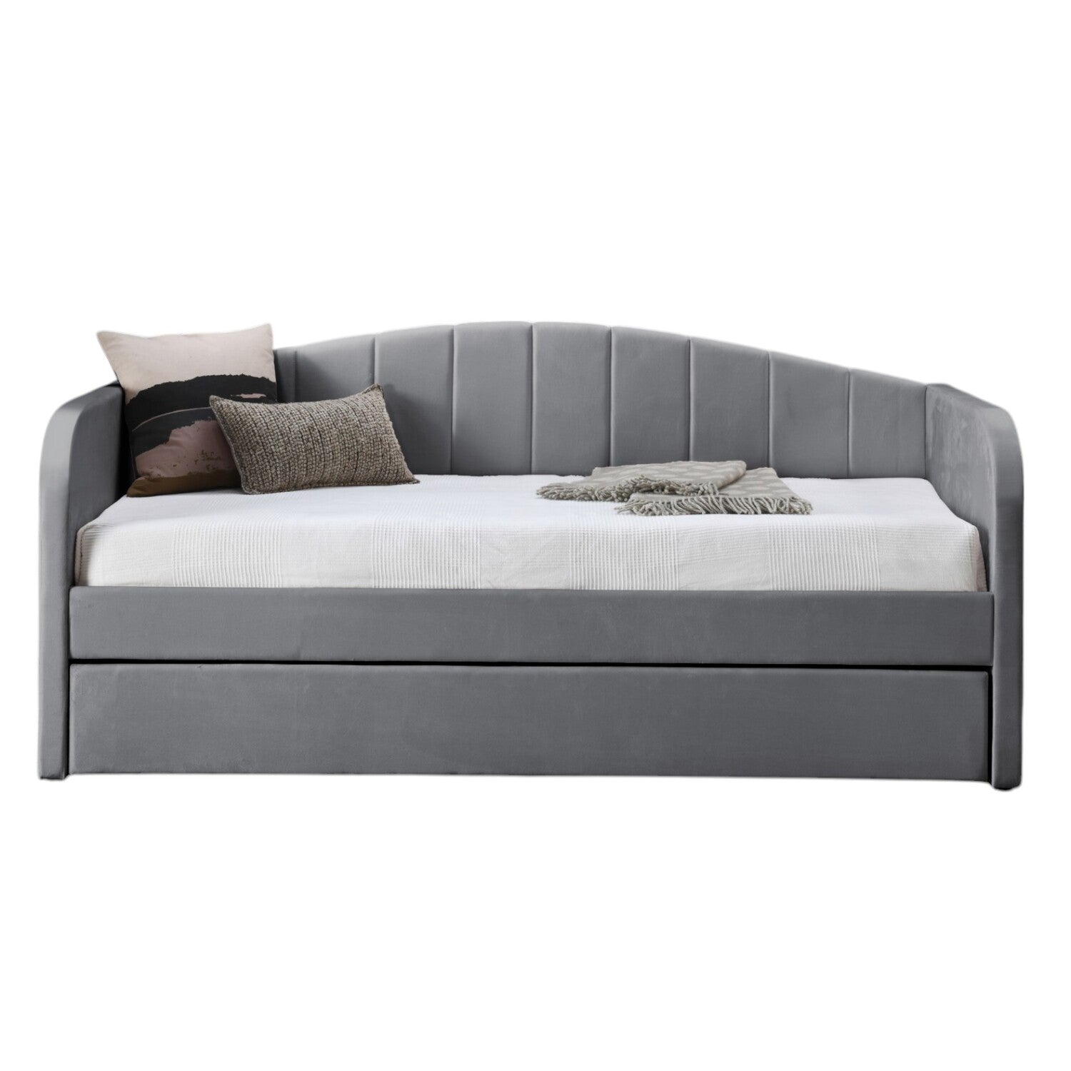 Frodsham Upholstered Day Bed with Trundle