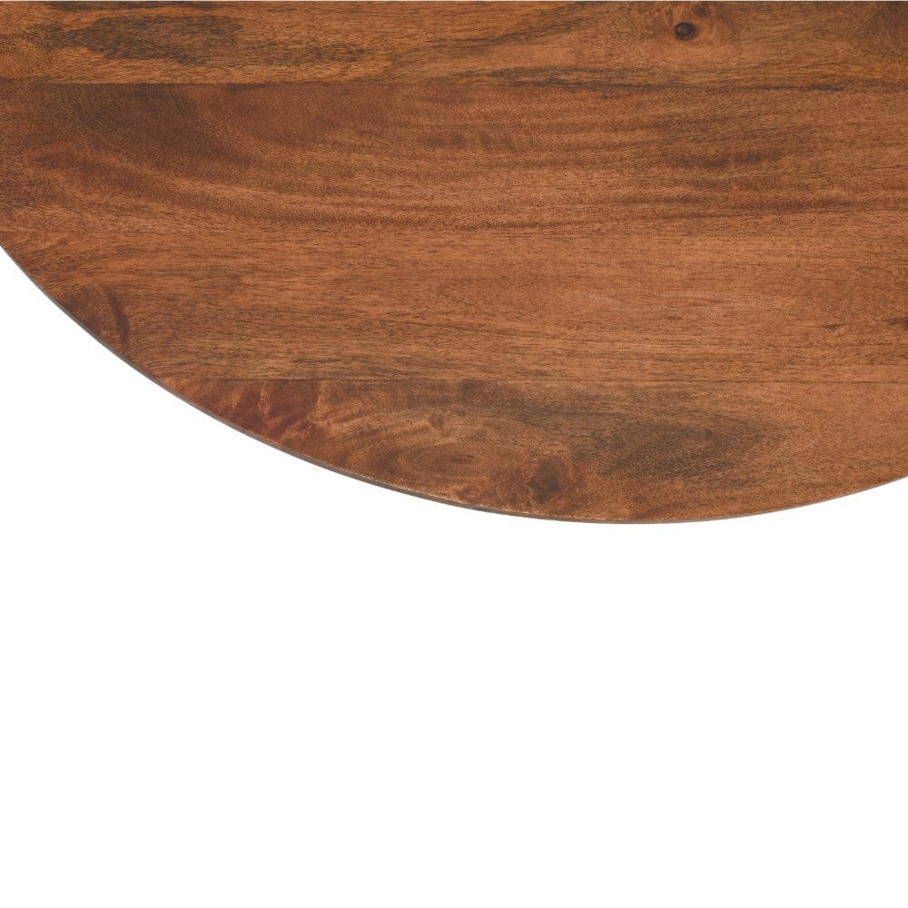 Glenariff Wooden Slatted Round Coffee Table