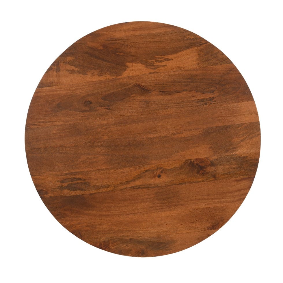 Glenariff Wooden Slatted Round Coffee Table