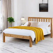 Golspie English Oak Wooden Bed Frame