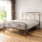 Antique Brass / Single 3ft - 90x190cm Greenwich Metal Bed Frame