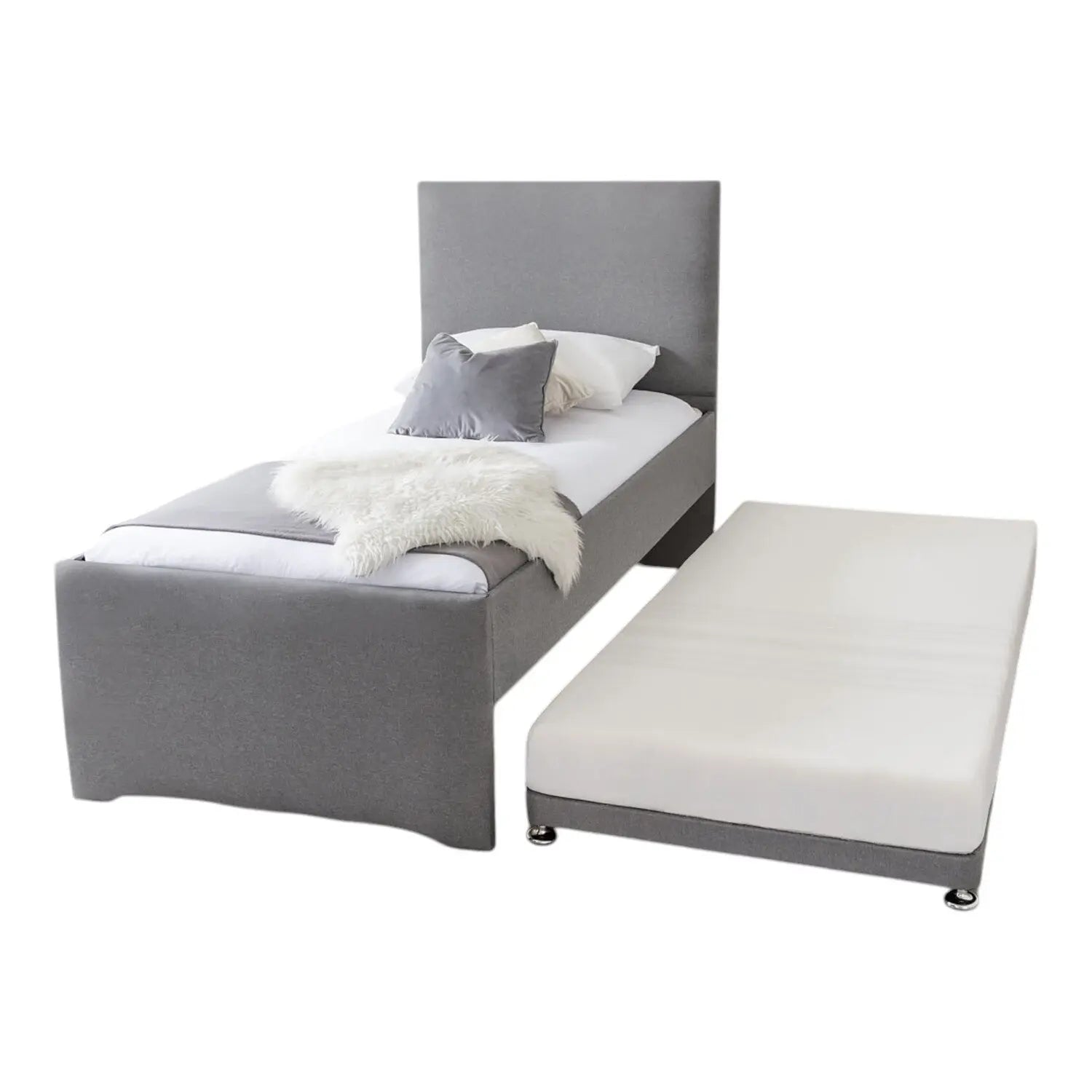 Gwbert Upholstered Guest Bed With Trundle - OAT Home