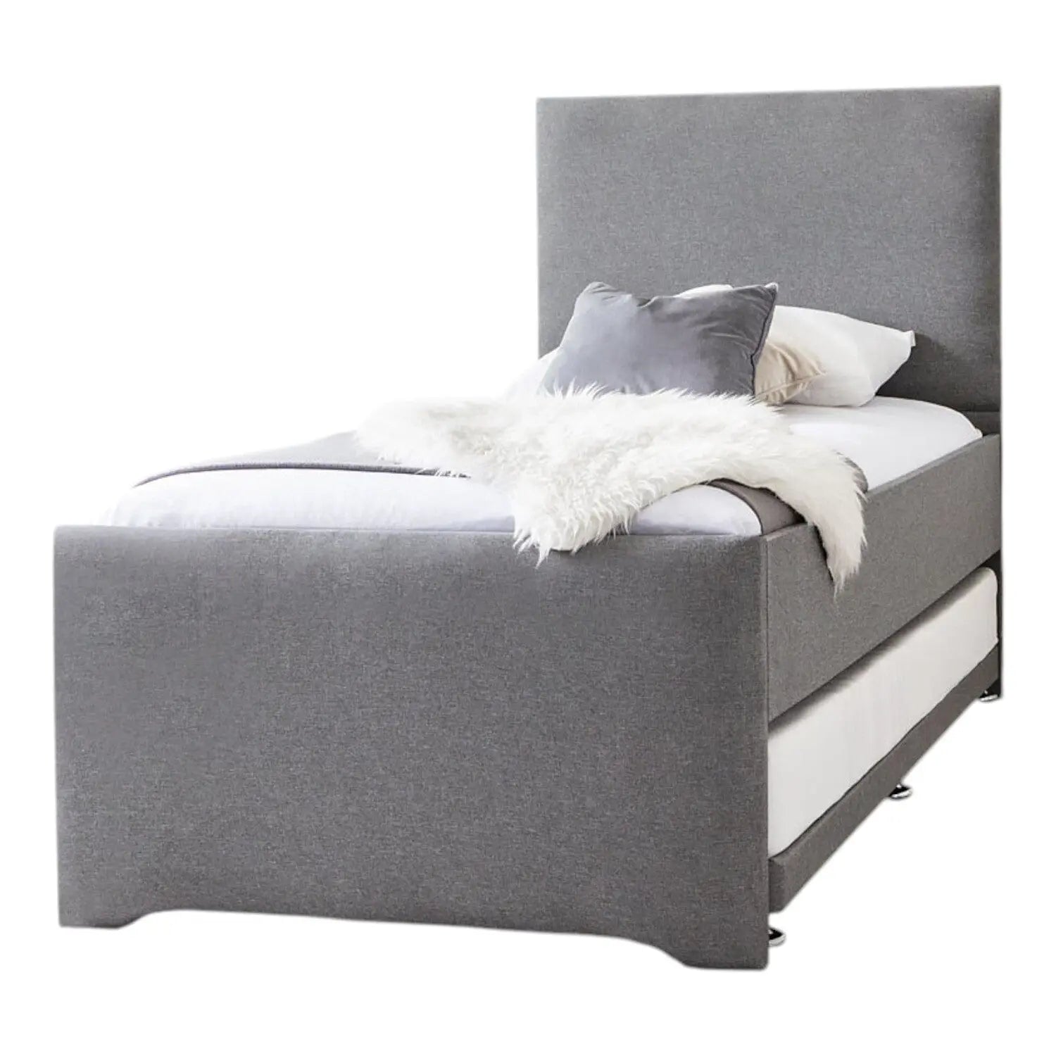 Gwbert Upholstered Guest Bed With Trundle - OAT Home