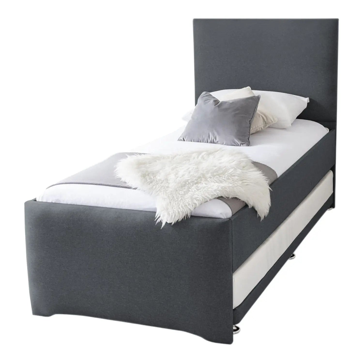 Gwbert Upholstered Guest Bed With Trundle - OAT Home