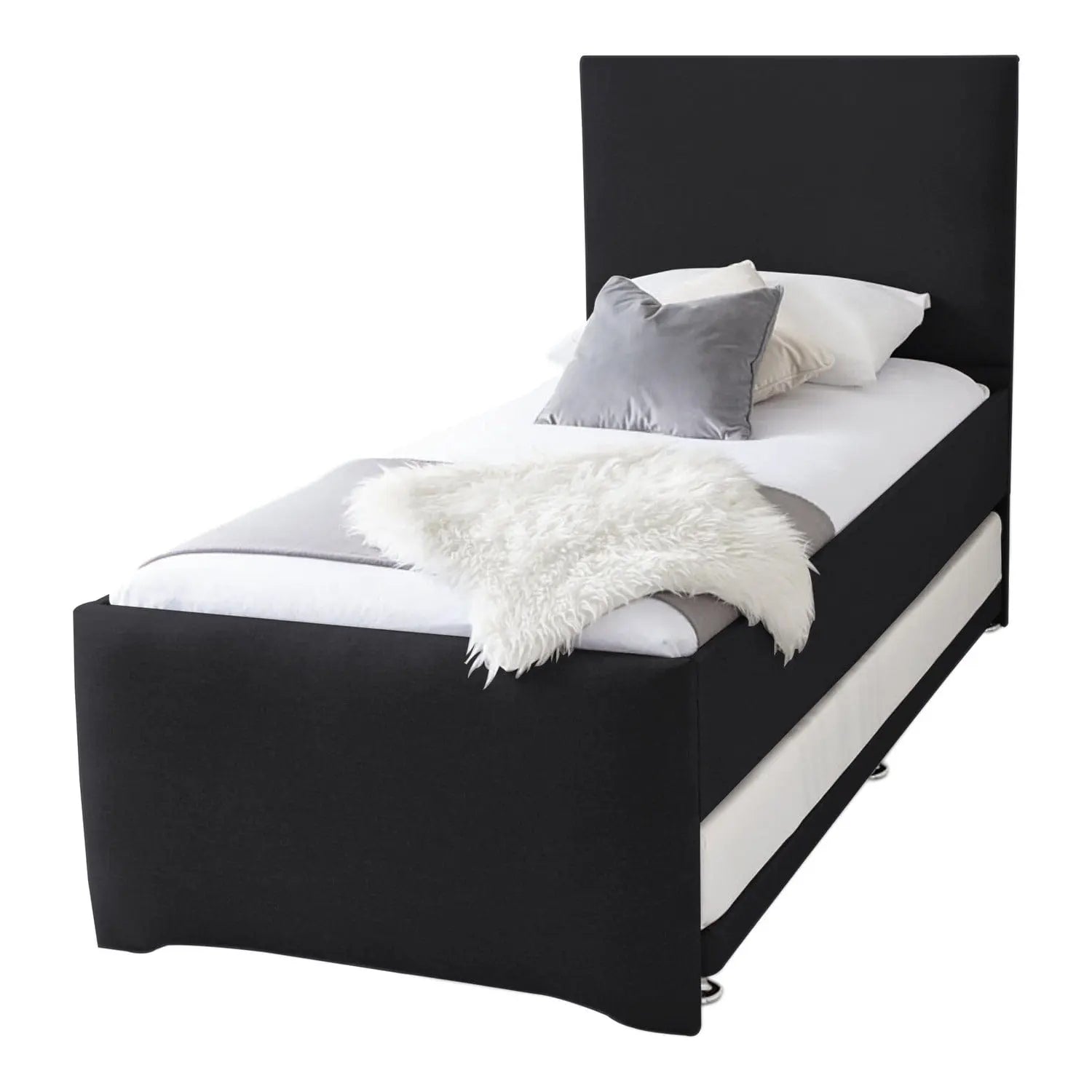 Gwbert Upholstered Guest Bed With Trundle - OAT Home