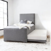 Gwbert Upholstered Guest Bed With Trundle - OAT Home