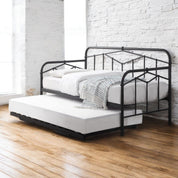Hackney Metal Day Bed With Trundle