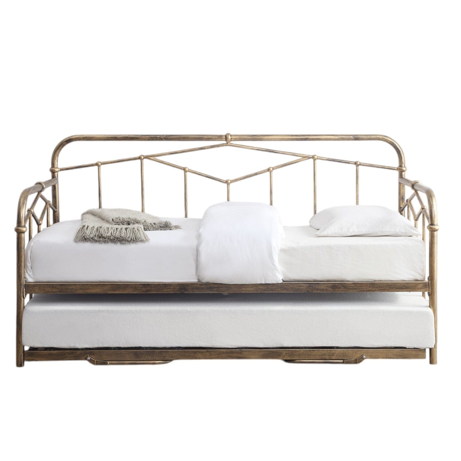 Hackney Metal Day Bed With Trundle