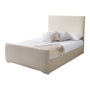 Harlech Plain Modern Fabric Upholstered Bed Frame