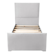 Harlech Plain Modern Fabric Upholstered Bed Frame