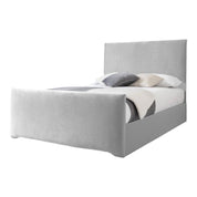 Harlech Plain Modern Fabric Upholstered Bed Frame