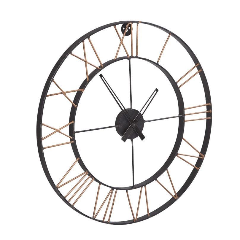 Harrogate Industrial 66cm Metal Skeleton Wall Clock