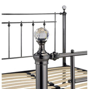 Islington Black Chrome Metal Bed Frame