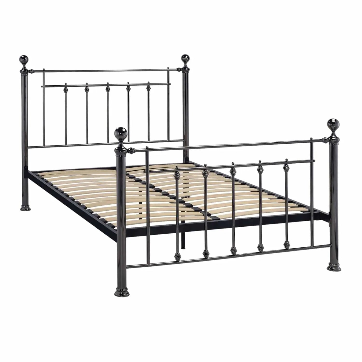 Islington Black Chrome Metal Bed Frame