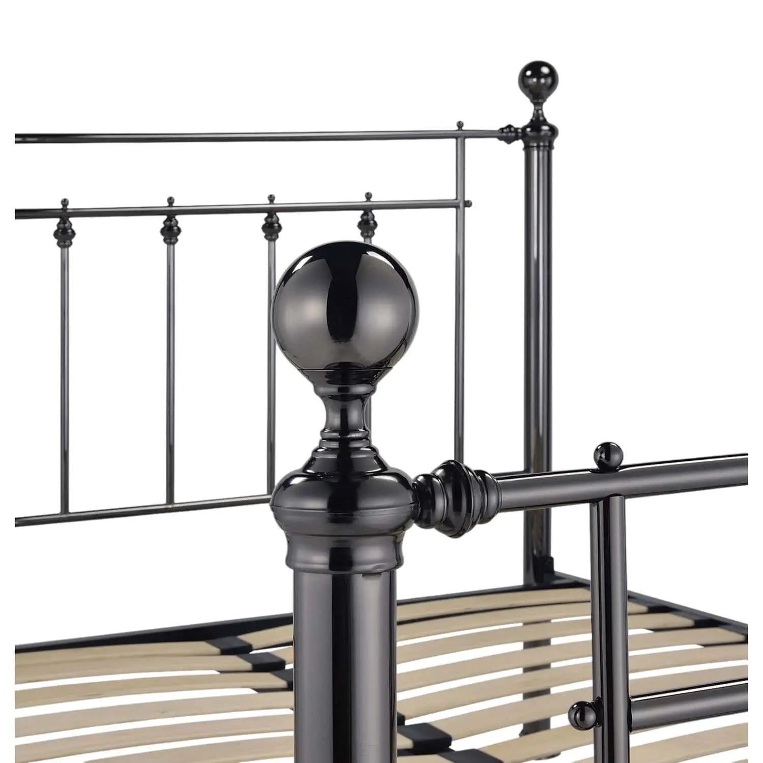 Islington Black Chrome Metal Bed Frame