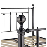 Islington Black Chrome Metal Bed Frame