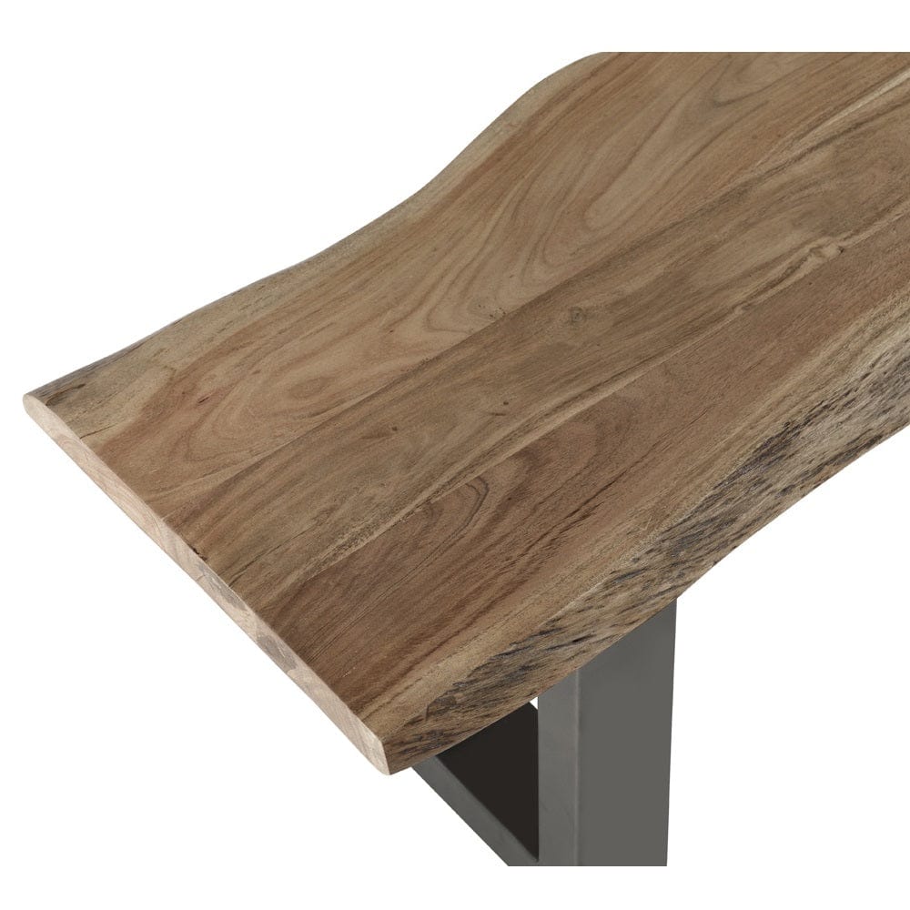 Killarney 175cm Large Wooden Live Edge Dining Bench