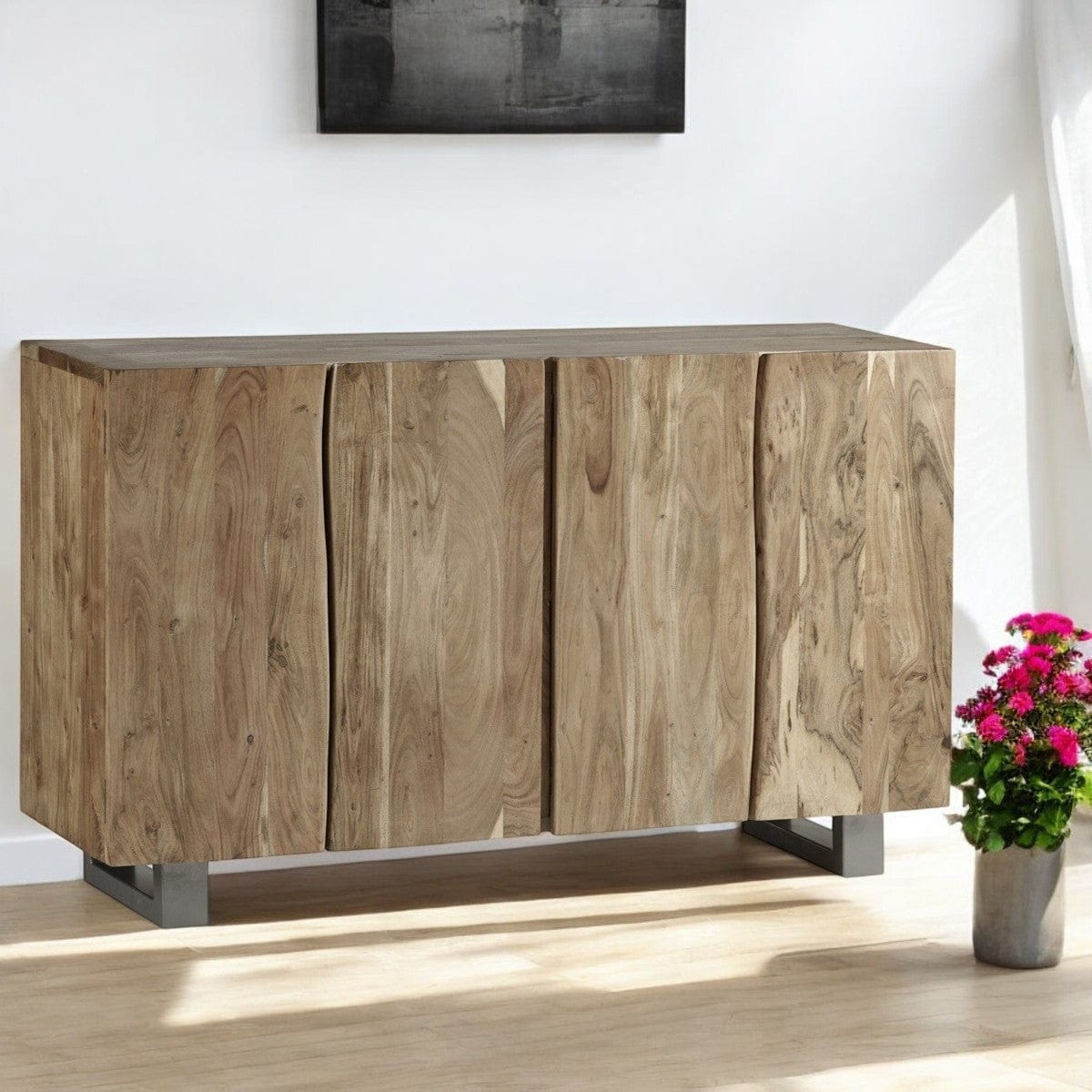 Killarney Wooden Live Edge 2 Doors 150cm Sideboard
