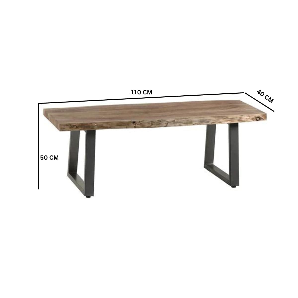 Killarney Wooden Live Edge Coffee Table