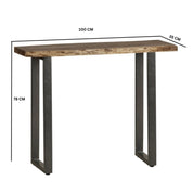 Killarney Wooden Live Edge Console Table