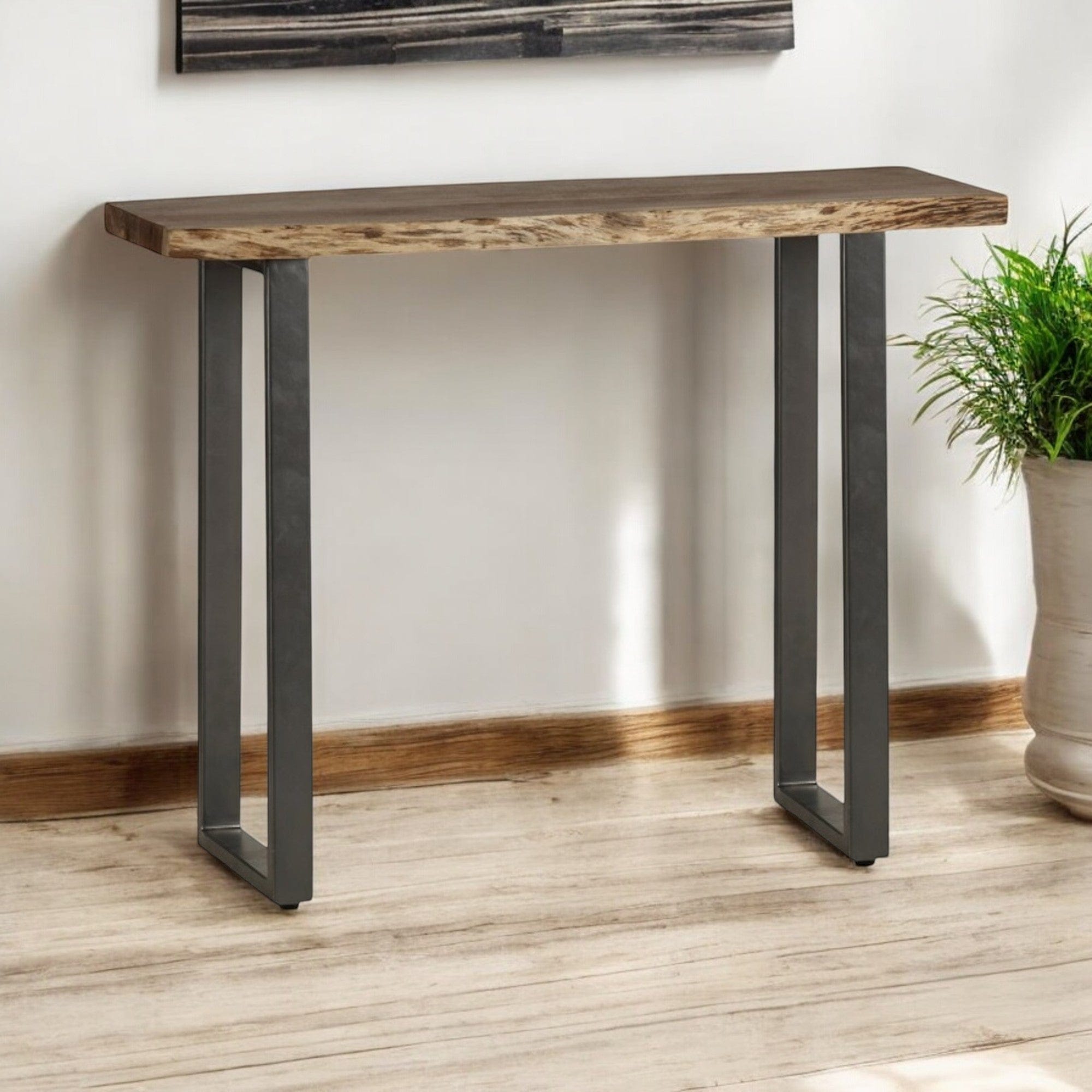 Killarney Wooden Live Edge Console Table