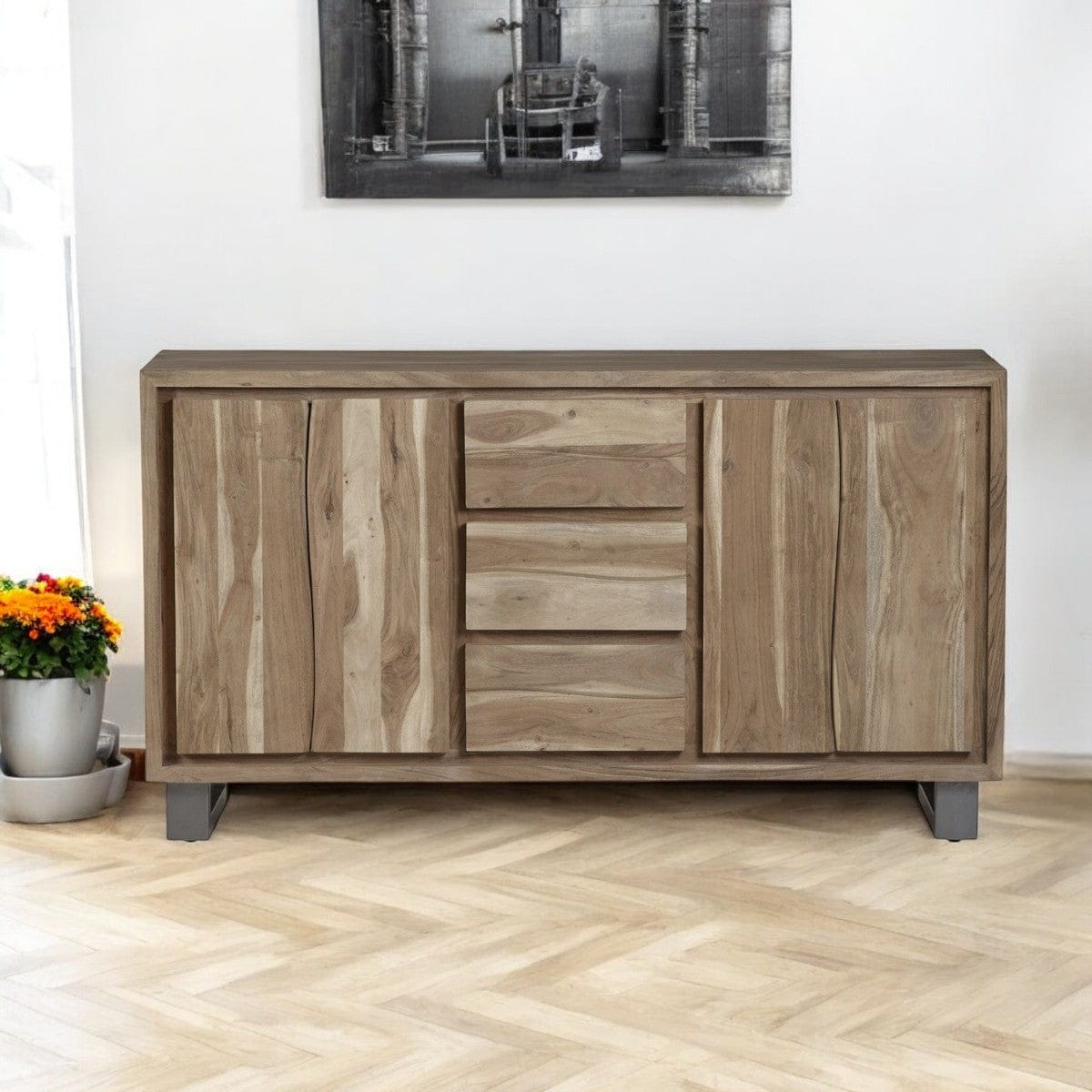 Killarney Wooden Live Edge Extra Large 160cm  Sideboard
