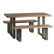 Killarney Wooden Live Edge & Metal Legs 150cm Dining Table
