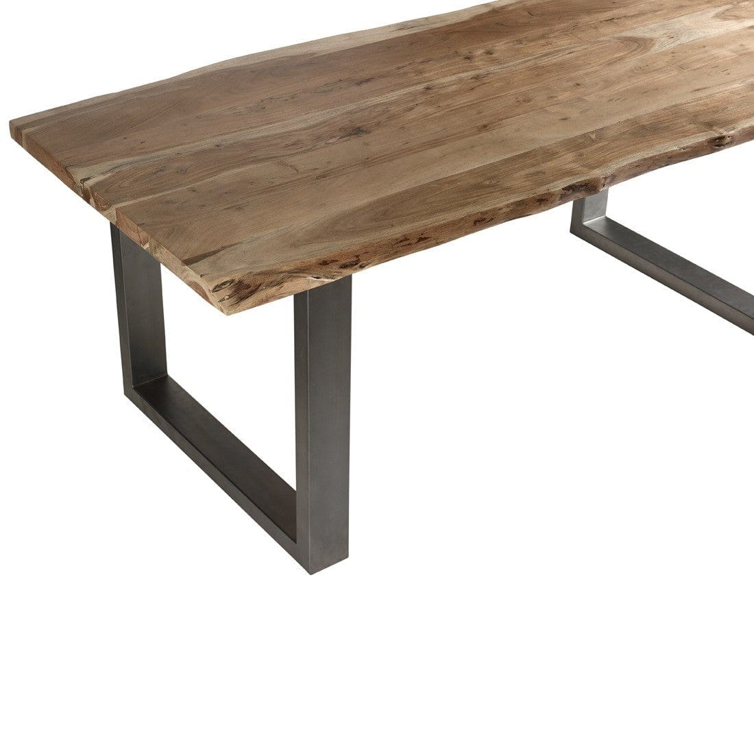 Killarney Wooden Live Edge & Metal Legs 200cm Dining Table